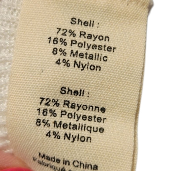 L'Agence Odessa Sweater Ivory Vest V-neck Sleeveless Surplice Ribbed Knit Small - Picture 7 of 8